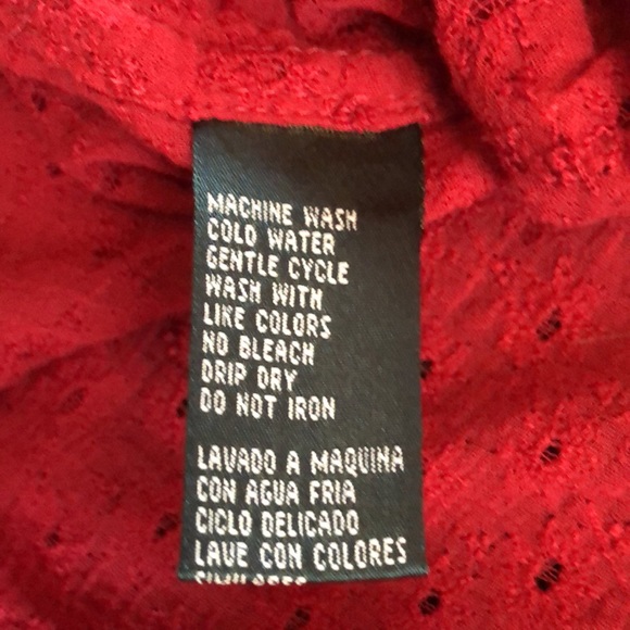 ❤️ Lauren Classic high neck, roll button up sleeves cotton embroidered pin hole - Picture 9 of 12